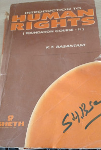 Image of Introduction To Human Rights (Foundation Course-II)