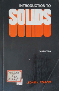 Image of Introduction to solids .