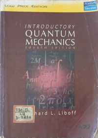 Image of Introductory quantum mechanics .