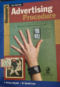 Image of Kleppner's Advertising Procedure