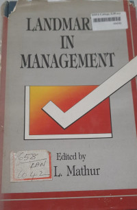 Image of Landmark in Management Volume 1 to 10