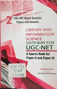 Image of Library And Information Science Gateway For UGC - NET. - Volume 1