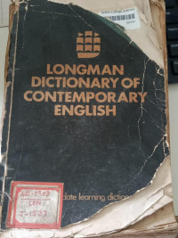 Image of Logman Dictionary Of Contemporary English