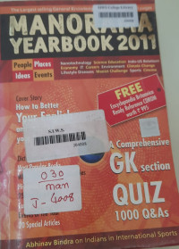 Image of Manorama Yearbook 2011