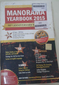 Image of Manorama Yearbook 2015
