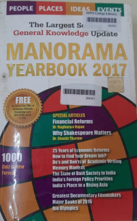 Image of Manorama Yearbook 2017