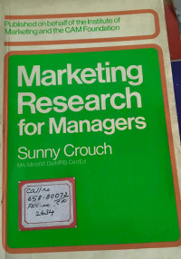 Image of Marketing Research For Managers