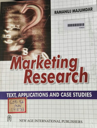 Image of Marketing Research - Text, Applications And Case Studies
