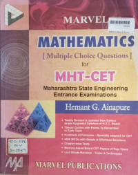 Image of Marvel Mathematics MHT CET