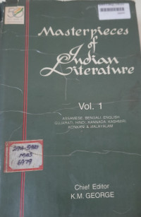Image of Masterpieces of Indian Literature Vol 1 - Vol 3