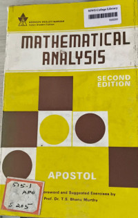 Image of Mathematical Analysis