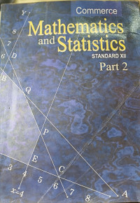 Image of Mathematics Ans Statistics (Commerce) - Part-2 Standard XII