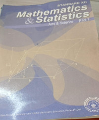 Image of Mathematics & Statistics (Arts & Science) Part-1 Std-XII