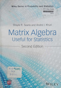 Image of Matrix Algebra Useful for Statistics