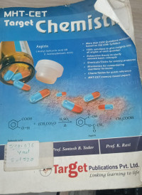 Image of MHT CET Target Chemistry