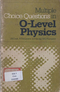 Image of Multiple choice questions in O-level physics