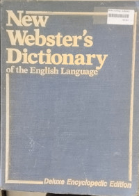 Image of New Webster's Dictionary Of The English Language