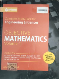 Image of Objective Mathematics - Volume 1