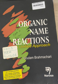 Image of Organic Name Reaction :- A Unified Approach