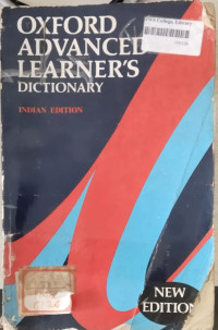 Image of Oxford Advanced Learner's Dictionary Of Current English