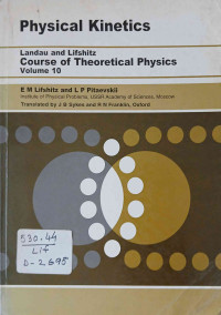 Image of Physical kinetics .