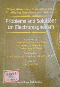 Image of Problems and Solutions on Electronag