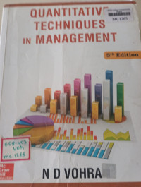 Image of Quantitative Techniques in 
management