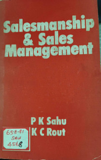 Image of Salesmanship & Sales Management