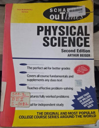 Image of Schaum`s Outline of Theory and Problems of Physical Science