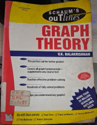 Image of Schaum`s Outlines of Theory and Problems of Graph Theory
