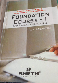 Image of Social Awareness & Personality Development Foundation course I