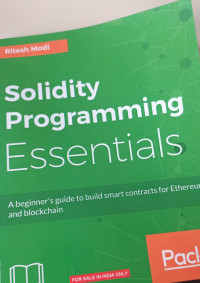 Image of Solidity Programming Essentials