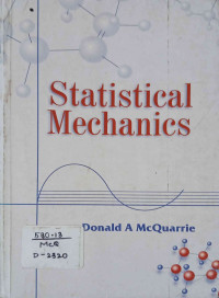 Image of Statistical mechanics .