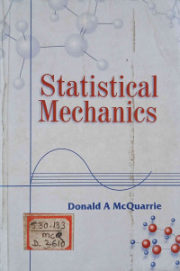 Image of Statistical mechanics .