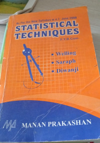 Image of Statistical Techniques (FY BCOM)