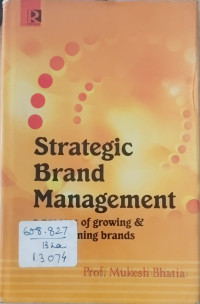 Image of Strategic Brand Management