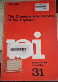 Image of The Characteristic Curves of the Thyristor