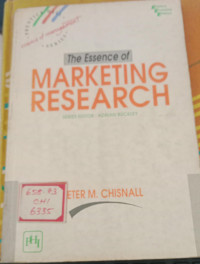 Image of The Essence of Marketing Research