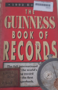 Image of The Guinness Book of Records 1992