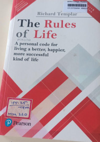 Image of The Rules of Life