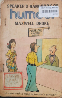 Image of The Speaker's Handbook Of Humor