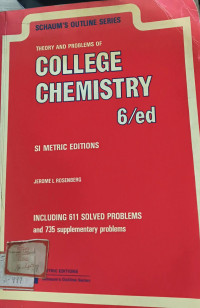 Image of Theory And Problems Of College Chemistry