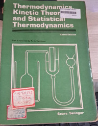 Image of Thermodynamics, Kinetic Theory and Statistical Thermodynamics