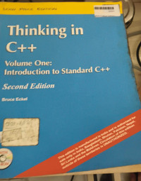 Image of Thinking in C++ Volume one: Introduction  to standard c++