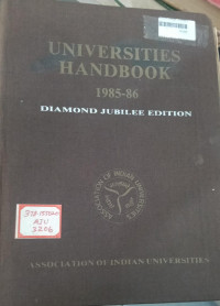 Image of Universities Handbook